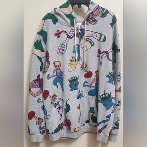 **NEW** Toy Story Disney Parks Pixar Large L Men Women Hoodie Jacket Woody Buzz